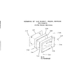 Oven door section