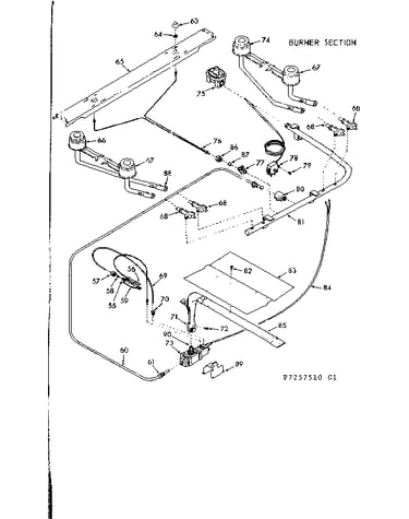 Burner section