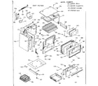 Kenmore 9117257560 body section diagram