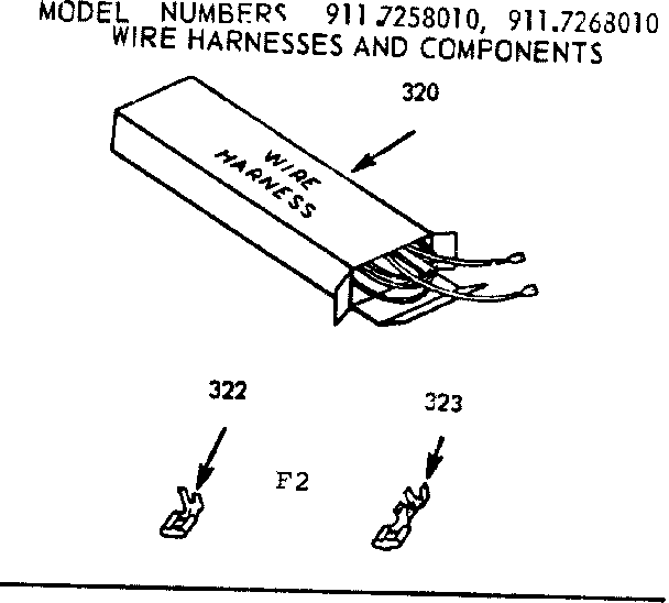 WIRE HARNESS AND COMPONENTS