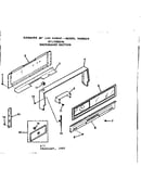 Backguard section