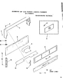 Backguard section
