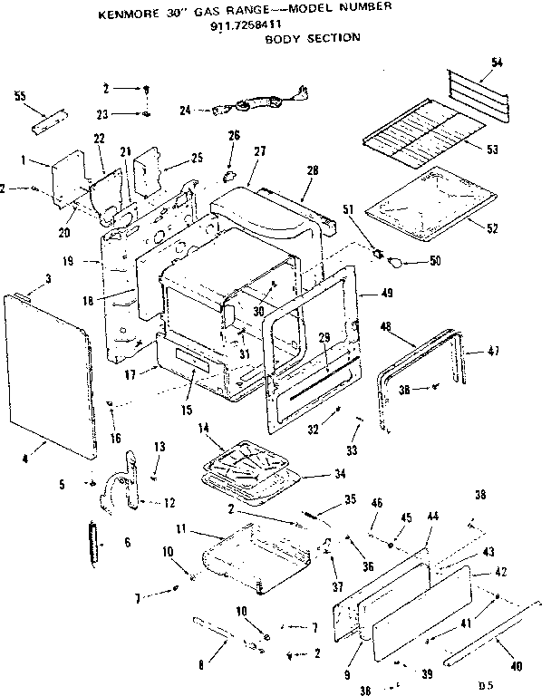 Body section