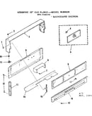 Backguard section