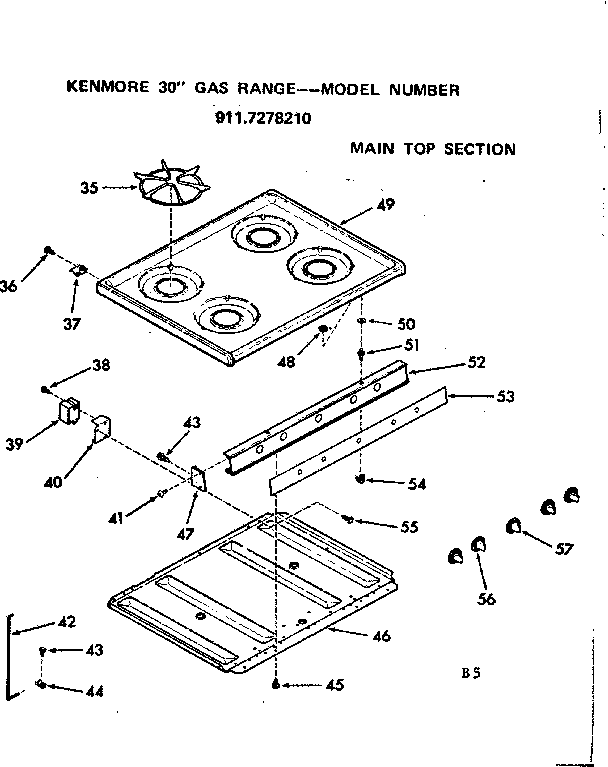 Main top section