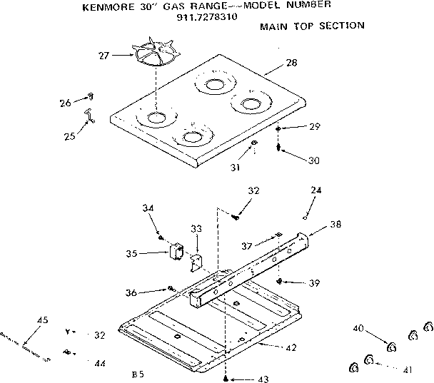 Main top section