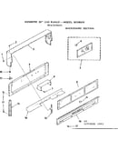 Backguard section