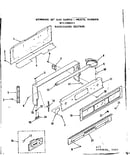 Backguard section