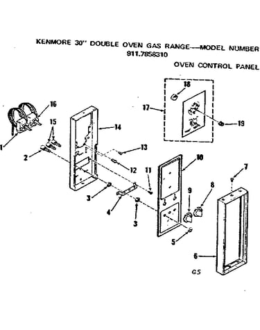 Oven control panel
