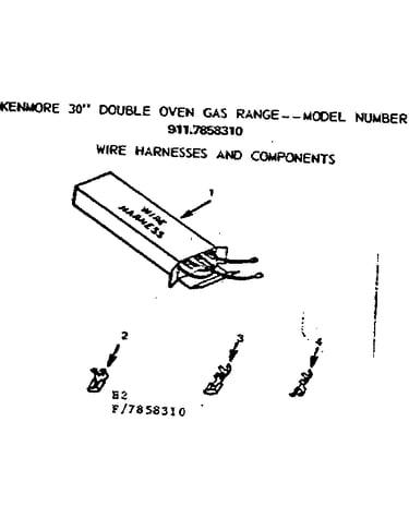 Wire harness and components