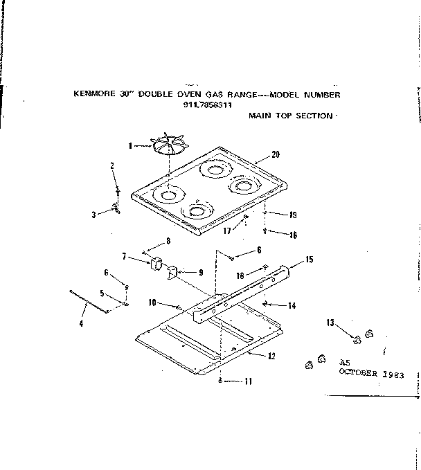Main top section