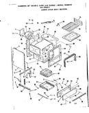 Lower oven body section