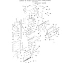 Kenmore 9117858311 upper oven section diagram