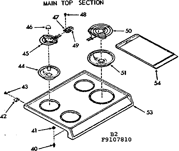 Main top section