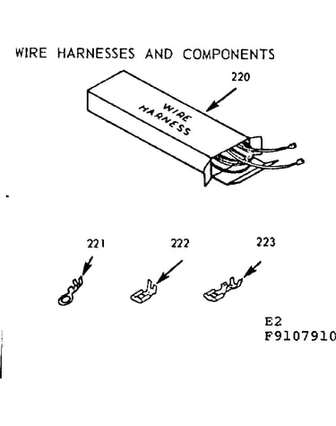 Wire harnesses and components
