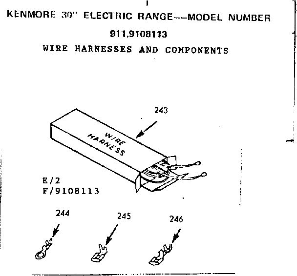 Wire harnesses and components