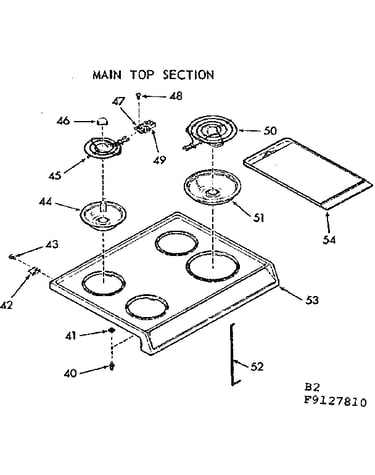Main top section