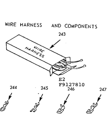 Wire harness and components