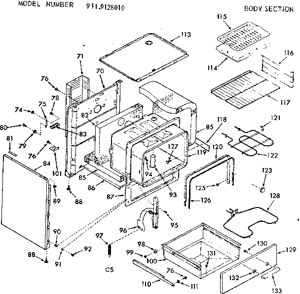 Body section