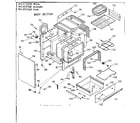 Kenmore 9119137510 body section diagram