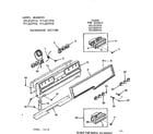 Kenmore 9119137910 backguard section diagram