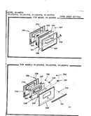 Oven door section