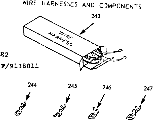 Wire harnesses and components