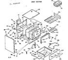 Kenmore 9119138110 body section diagram