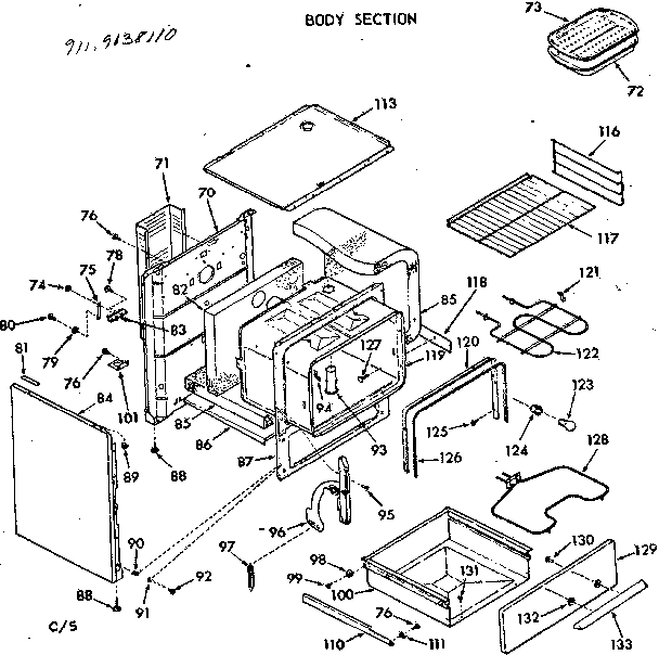 Body section