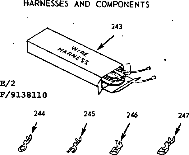 Wire harnesses and components