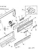 Backguard section