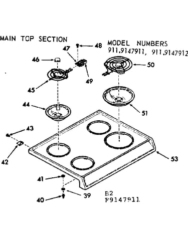 Main top section