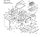 Kenmore 9119147912 body section diagram