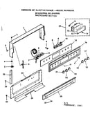 Backguard section