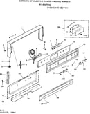Backguard section