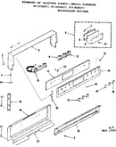 Backguard section