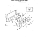 Kenmore 9119158411 backguard section diagram