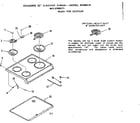 Kenmore 9119158411 main top section diagram