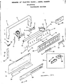 Backguard section