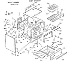Kenmore 9119177710 body section diagram