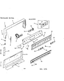 Backguard section