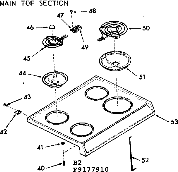 Main top section