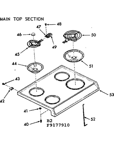 Main top section