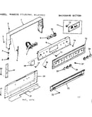 Backguard section