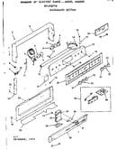Backguard section