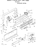 Backguard section