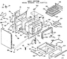 Kenmore 9119187711 body section diagram