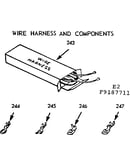 Wire harness and components