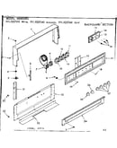 Backguard section