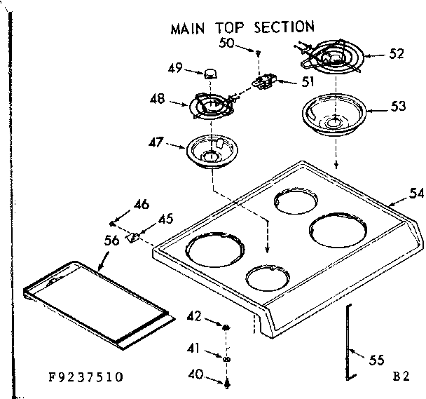 Main top section